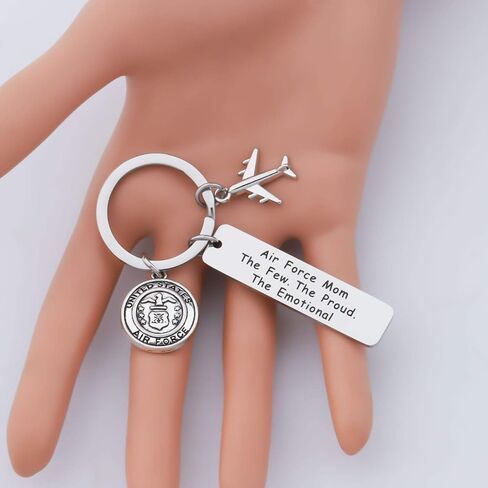 LQRI Military Mom Gift The Few The Proud The Emotional Keychain for Army Mom Navy Mom Air Force Mom in Saudi Arabia