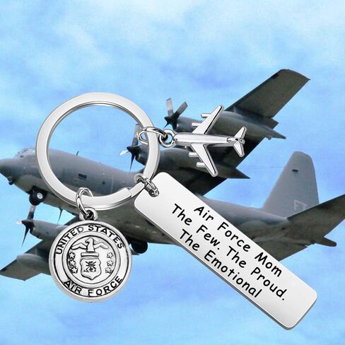 LQRI Military Mom Gift The Few The Proud The Emotional Keychain for Army Mom Navy Mom Air Force Mom in Saudi Arabia