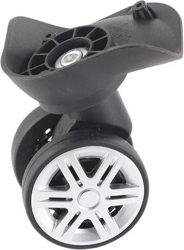 Sonew 1 Pair Luggage Wheels, Suitcase Wheel for Camp and Travel Box Repair, Black Large and Double Row Wheel for Spinner Replacement in Saudi Arabia