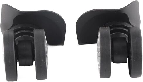 Sonew 1 Pair Luggage Wheels, Suitcase Wheel for Camp and Travel Box Repair, Black Large and Double Row Wheel for Spinner Replacement in Saudi Arabia