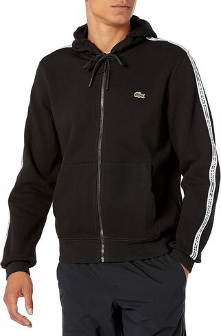 Lacoste Men's Full Zip Hooded Taping Sweatshirt in Saudi Arabia