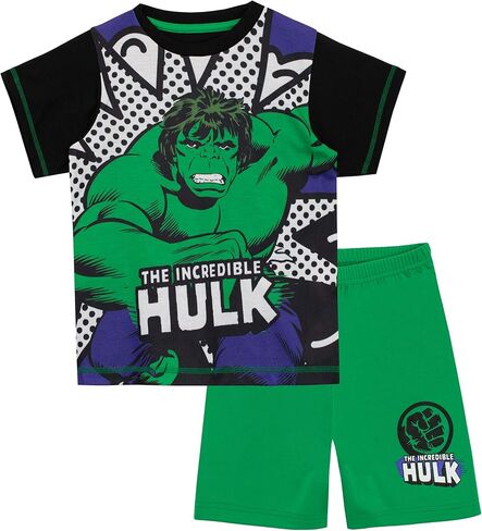 Marvel Boys' The Incredible Hulk Pajamas Size 10 Green in Saudi Arabia
