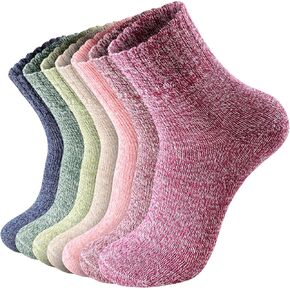 Premillow Wool Socks - Wool Socks for Women, Warm Women Socks Winter, Thick Knit Winter Socks Cozy Crew Socks Gifts for Women