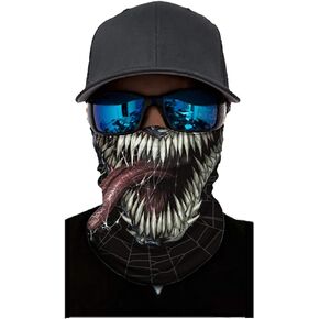 Seamless Rave Bandana Dust Wind Sun UV Protection Neck Gaiter Mask Face Scarf