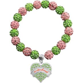 MYOSPARK Greek Sorority Gift Maple Leaf Bracelet Sorority Paraphernalia Graduation Gift for Soror Sisters