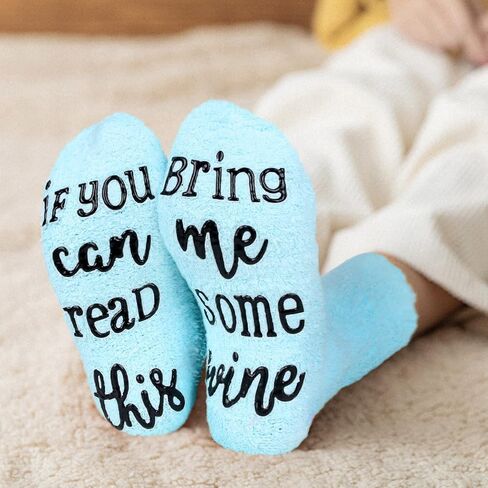 جوارب هدايا النبيذ من Benefeet Sox للنساء إذا كنت تستطيع قراءة جوارب الكب كيك هذه، أقوال مضحكة، جوارب شبشب للمستشفى غير قابلة للانزلاق in Saudi Arabia