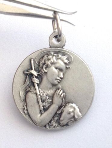 Saint John Baptist Child Medal - The Patron Saints Medals - Made in Italy in Saudi Arabia