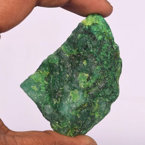 GEMHUB قطعة زمرد أخضر خام نادر 274.00 قيراط زمرد خام طبيعي زمرد خام طبيعي شفاء كريستال in Saudi Arabia