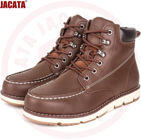 جاكاتا أحذية عمل رجالي Moc تو إسفين بوتاس دي تراباجو بارا هومبر مقاومة للماء والزيت أحذية البناء غير قابلة للانزلاق للرجال in Kuwait