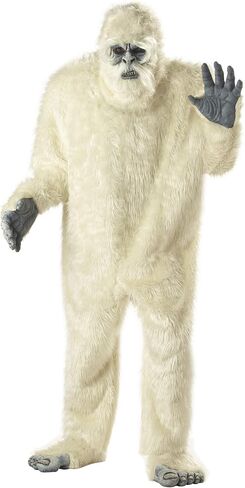 California Costumes Men's Plus-Size Full Fur Abominable Snowman Suit, Multicolored, One Size in Saudi Arabia