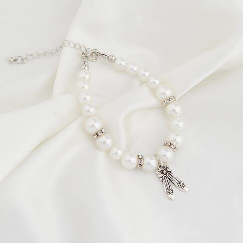 ENSIANTH Dance Lover Gift Pearl Bracelet Girl Dance Jewelry With Dancing Shose Dance Recital Gift in Saudi Arabia