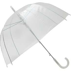 SMATI Stick Birdcage Clear Umbrella Bubble Transparent - Automatic Open in Kuwait