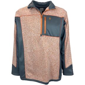 Heybo Outdoors Hunting Fishing Camping Quarter Zip Cabin Ultra Soft Polyester Fleece 1/4 Zip Jacket