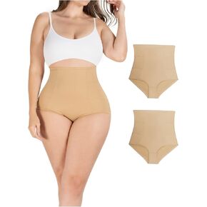 Sonryse SP607NC PACK High Waisted Shapewear Panties Tummy Control Underwear for Women