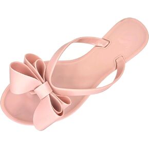 صندل نسائي من TruFox فليب فلوب مع فيونكة صنادل صيفية مسطحة من الجيلي in Kuwait