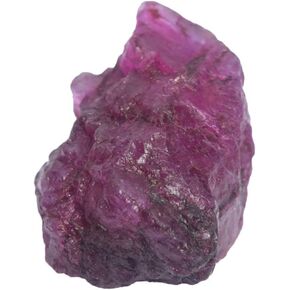 GEMHUB Natural Rough Ruby 51.50 Ct Stone | Red Ruby Healing Stone, Certified Loose Gemstone in Saudi Arabia