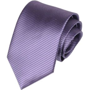 Men's Solid Color Ties Fine Stripe Smooth Graduation Formal Wedding Suit Necktie in Kuwait