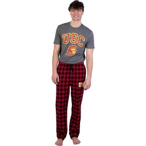 Ultra Game NCAA Men's Sleepwear Super Soft Flannel Pajama Loungewear Pants in Kuwait