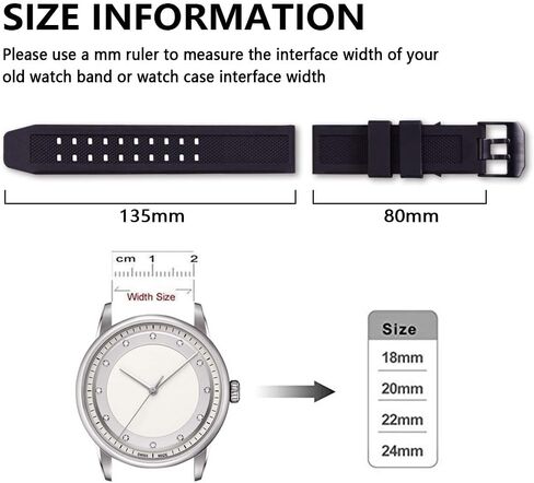 حزام ساعة مطاطي 23 ملم يناسب Luminox 3050 8800 3950 سلسلة استبدال السيليكون مع مشبك أسود/فضي مقاوم للماء in Saudi Arabia