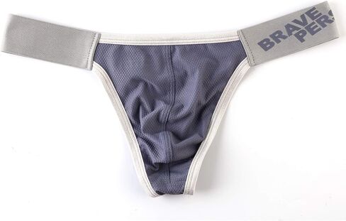 Men's Sexy G-Strings Low Waist Thong Underwear Soft Fabric Panties B81 in Saudi Arabia