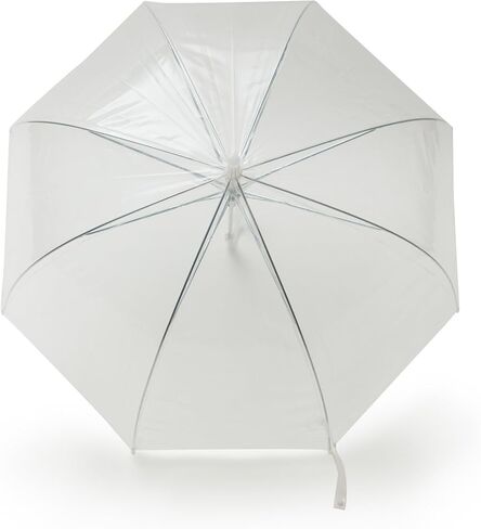 SMATI Stick Birdcage Clear Umbrella Bubble Transparent - Automatic Open in Kuwait