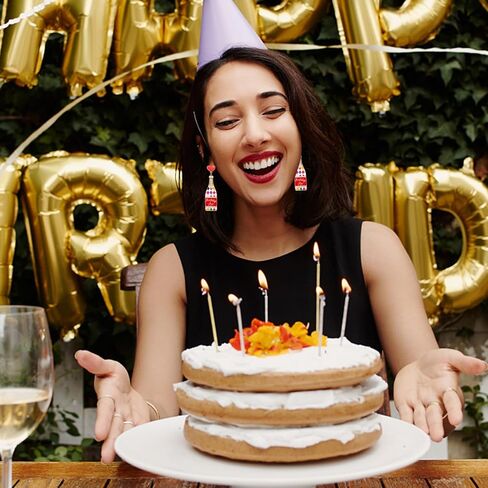 Birthday Earrings for Women Happy Birthday Earrings Statement Cake Dangle Earrings Champagne Bottle Earrings Happy Birthday DropEarrings Birthday Gifts Party Favors in Kuwait