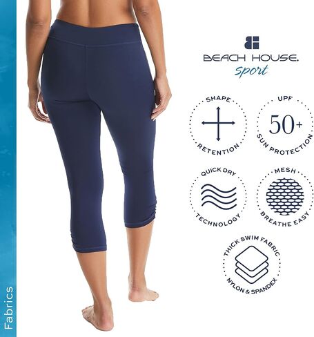 Cobra Athletic Capris — Quick-Dry Yoga, Swim Pant, Sport Leggings for Women in Kuwait