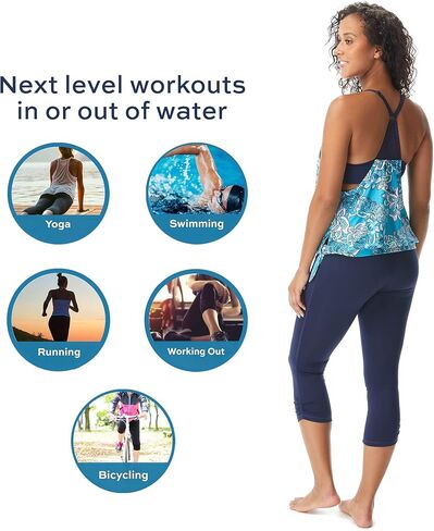 Cobra Athletic Capris — Quick-Dry Yoga, Swim Pant, Sport Leggings for Women in Kuwait