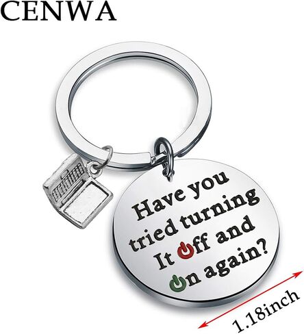 CENWA I.T Helpdesk Support Worker Gift Computer Technician Gift Technical Support Have You Tried Turning It Off and On Again in Saudi Arabia