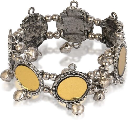 مجموعة JD'Z سوار الإسورة مصنوع يدويًا | بوهو الغجر القوطي الهبي مهرجان خمر نمط سوار اليد المجوهرات | إكسسوارات الموضة النسائية | الهندي سوار الإسورة الانتهاء من الفضة المعدنية المؤكسدة in Kuwait