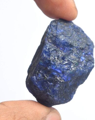 gemhub الياقوت الأزرق الخام 93.00 قيراط شفاء كريستال، الياقوت الخام كريستال الأحجار الكريمة الطبيعية in Saudi Arabia