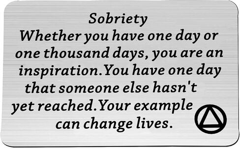PLITI Sobriety Gift Addiction Recovery Gift Sober Gift Recovery هدايا مدمني الكحول AA in Kuwait
