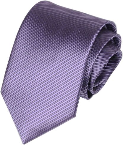 Men's Solid Color Ties Fine Stripe Smooth Graduation Formal Wedding Suit Necktie in Kuwait