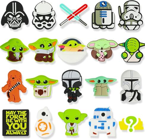 20 PCS Shoe Charms Shoes Decoration Accessories Charms for Boys Girls Teens Kids Party Favor Birthday Gifts in Kuwait