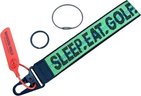 Golf Keys Lanyard & Suitcase Travel Bag Tags Identifier, Great Gifts for Golfer in Saudi Arabia