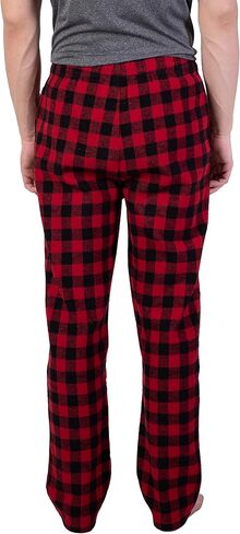 Ultra Game NCAA Men's Sleepwear Super Soft Flannel Pajama Loungewear Pants in Kuwait