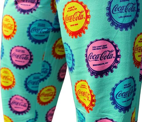 BRIEF INSANITY Lounge Pants for Men and Women | Coca-Cola Red Coke Can Icon Print Bottoms - Soft, Comfy Loungewear Pants in Kuwait