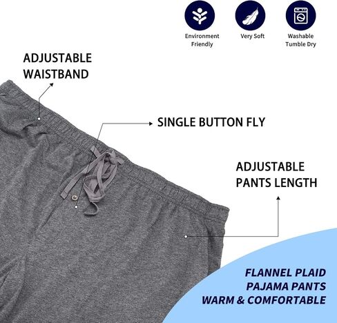 Bintangor Men's Pajama Shorts 100% Cotton Sleep Knit Elastic Waistband Lounge Wear pj Shorts 2 Pack in Saudi Arabia
