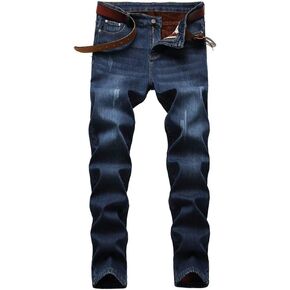 IDEALSANXUN Fleece Lined Jeans for Mens Stretch Thick Warm Sherpa Winter Jean Denim Pants in Saudi Arabia