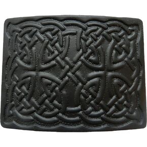 UTK Scottish Kilt Black Powder Coated Belt Buckle