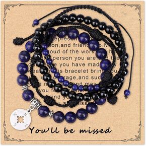 زميل العمل ترك الهدايا هدايا التقاعد للنساء الرجال الخرز الكريستال الطبيعي مجموعة سوار وداع وداعا الذهاب بعيدا وظيفة جديدة حظا سعيدا الفيل البوصلة المجوهرات فكرة هدية لأصدقاء المعلم رئيسه in Kuwait