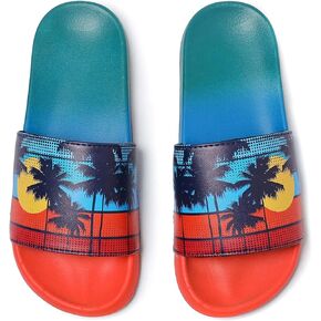 صنادل Veittes Kid's Girl Boy Pool Slide، سهلة الارتداء على الشاطئ ودش الاستحمام اللامعة للأطفال الأصغر سنًا. in Kuwait