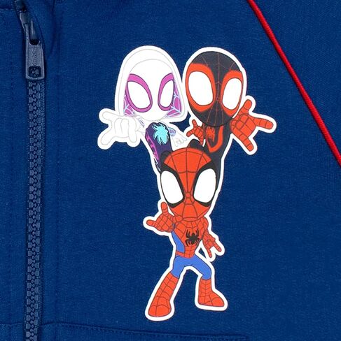 Marvel Spiderman Hoodie | Spidey and His Amazing Friends Boys Hoodie | Kids Zip Up Hoodie | Ages 2 To 12 Years in Saudi Arabia