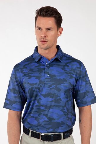 Bobby Jones Golf Apparel - بولو جولف بأكمام قصيرة للعمليات الخاصة RTJ للرجال in Saudi Arabia