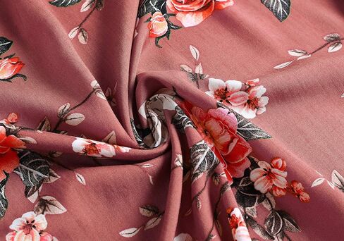 رداء ALHAVONE للسيدات سادة متوسط ​​الطول منقوش عليه زهور كيمونو رداء للعروس ووصيفة العروس وحفلات الزفاف وصالة النوم in Kuwait