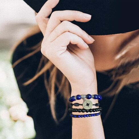 زميل العمل ترك الهدايا هدايا التقاعد للنساء الرجال الخرز الكريستال الطبيعي مجموعة سوار وداع وداعا الذهاب بعيدا وظيفة جديدة حظا سعيدا الفيل البوصلة المجوهرات فكرة هدية لأصدقاء المعلم رئيسه in Kuwait