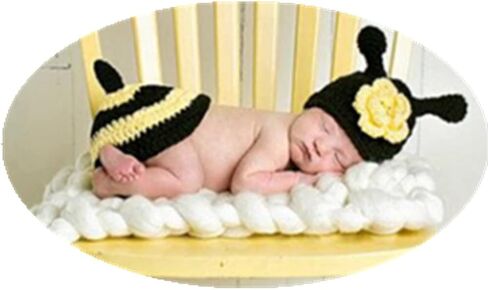 أزياء الوليد بوي فتاة الطفل ملابس التصوير الدعائم لطيف نحلة الكرتون قبعة بعقب الملابس الطفل فوتوغرافي الدعائم in Kuwait