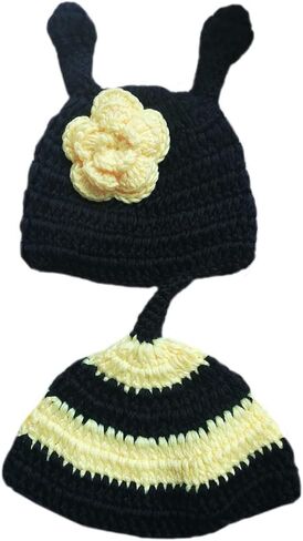 أزياء الوليد بوي فتاة الطفل ملابس التصوير الدعائم لطيف نحلة الكرتون قبعة بعقب الملابس الطفل فوتوغرافي الدعائم in Kuwait