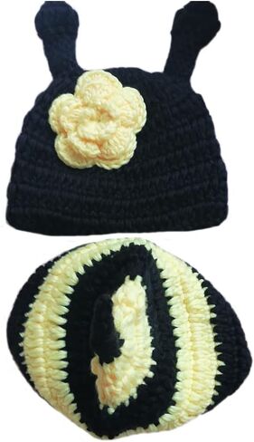 أزياء الوليد بوي فتاة الطفل ملابس التصوير الدعائم لطيف نحلة الكرتون قبعة بعقب الملابس الطفل فوتوغرافي الدعائم in Kuwait