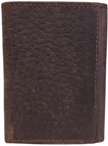 ARIAT Trifold Wallet Emboss Corner Logo Brown One Size in Saudi Arabia